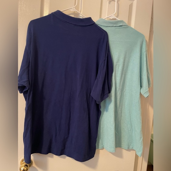 Men’s Lacoste Polos-Royal blue & Aqua-Sz 8 - Picture 3 of 5